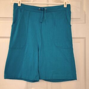 💥SALE💥Tru Fit, Large, Woman's Tie Waist Shorts, Teal